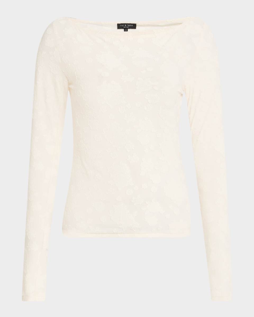 Angel Long-Sleeve Lace Top